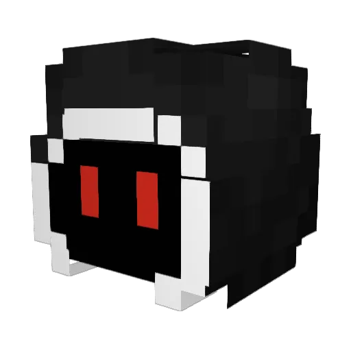 KnowledgeBank Minecraft avatar head, 3D render