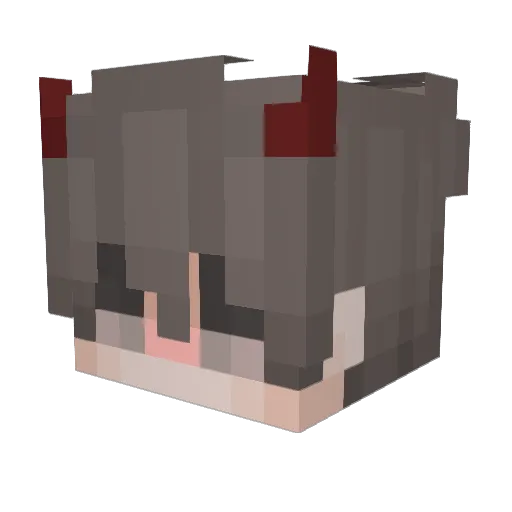 Knowman77 Minecraft avatar head, 3D render