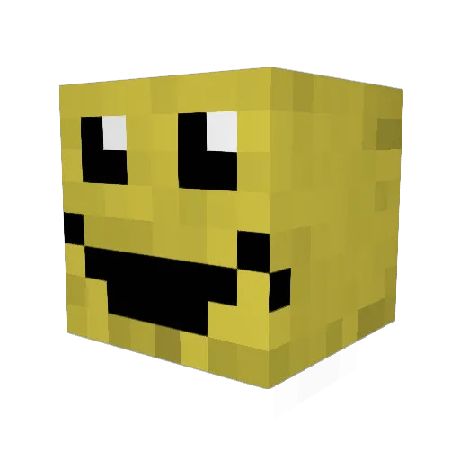 KnownArtist Minecraft avatar head, 3D render