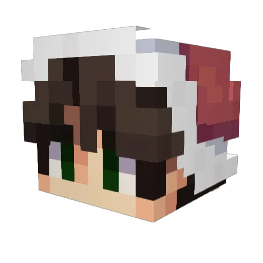 KnownAsReese Minecraft avatar head, 3D render
