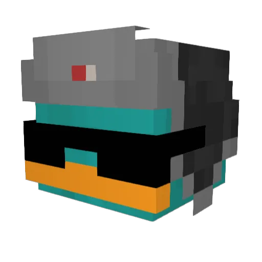 KnowxPain97 Minecraft avatar head, 3D render