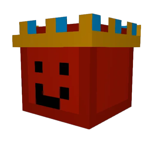 Knox365 Minecraft avatar head, 3D render
