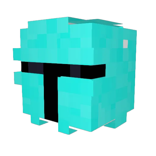 KnoxCRK Minecraft avatar head, 3D render