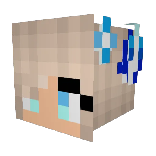 KnoxRiver Minecraft avatar head, 3D render