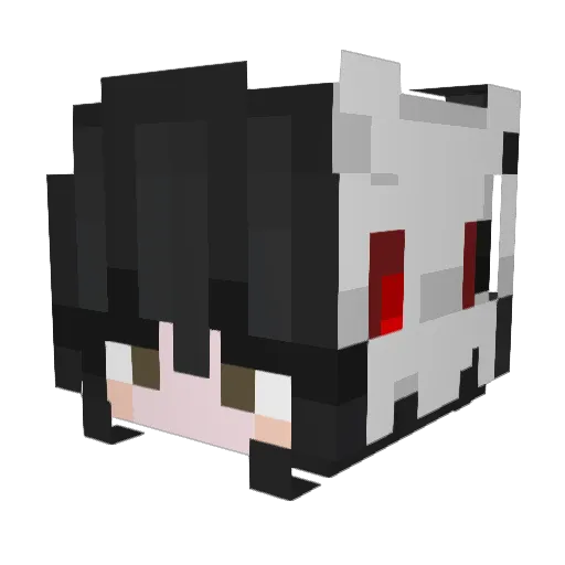 Knox_08 Minecraft avatar head, 3D render