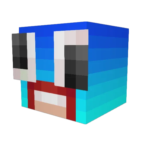 Knoxi32 Minecraft avatar head, 3D render