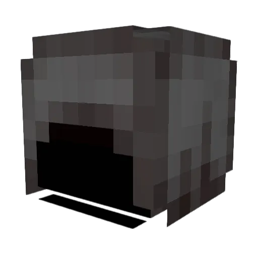 Knoxillian Minecraft avatar head, 3D render