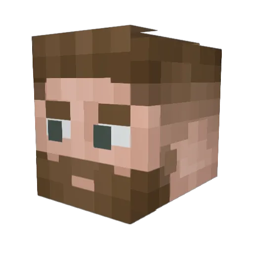 Knoxy0 Minecraft avatar head, 3D render