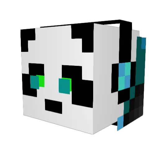 Knucklehead_18 Minecraft avatar head, 3D render