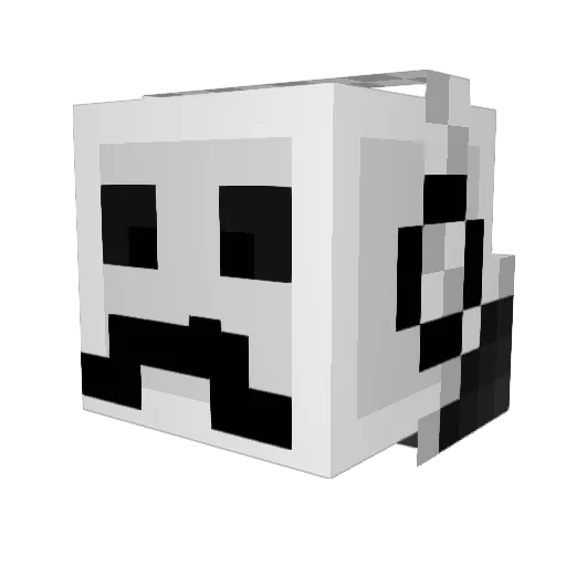 Knuckles_9 Minecraft avatar head, 3D render
