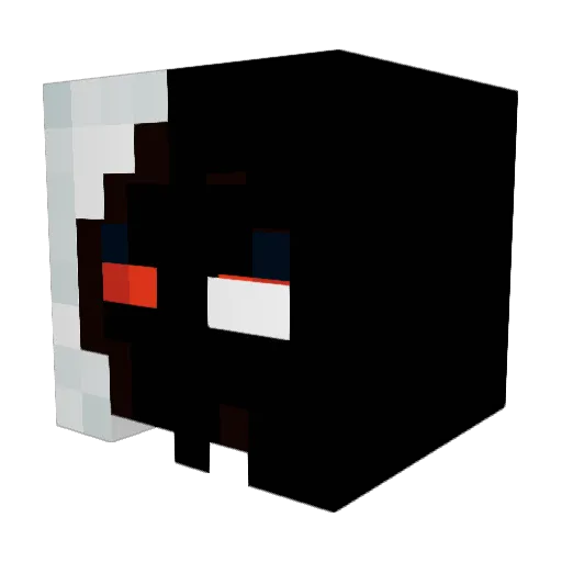 Knull_303 Minecraft avatar head, 3D render