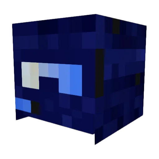 KnuspW Minecraft avatar head, 3D render