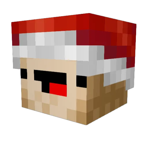 KnusperNico Minecraft avatar head, 3D render