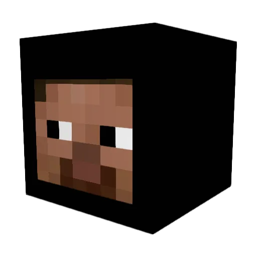 Knutbertil Minecraft avatar head, 3D render