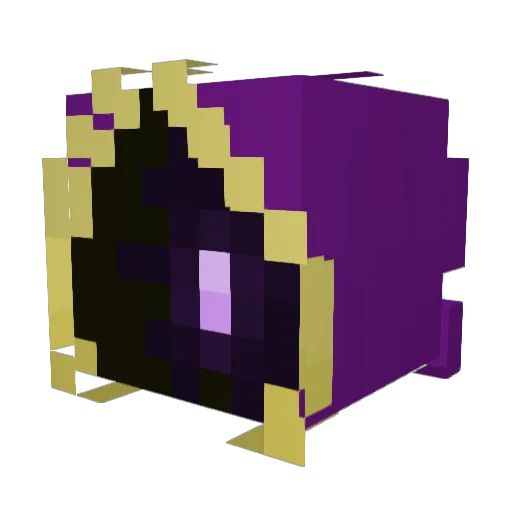 Knuthhh Minecraft avatar head, 3D render
