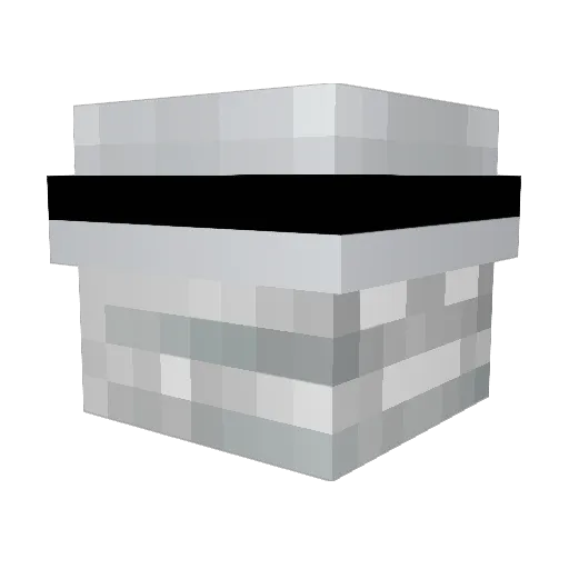 KnyQ_ Minecraft avatar head, 3D render