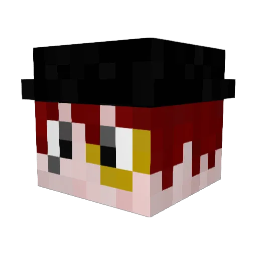 Knytmair Minecraft avatar head, 3D render