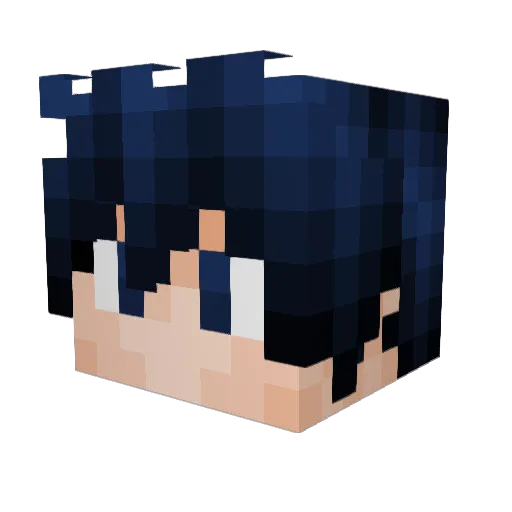 KoGan17 Minecraft avatar head, 3D render
