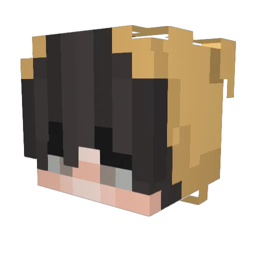 KoGuCiKmachine Minecraft avatar head, 3D render