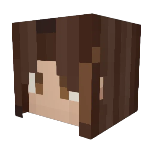 KoKoDazer Minecraft avatar head, 3D render