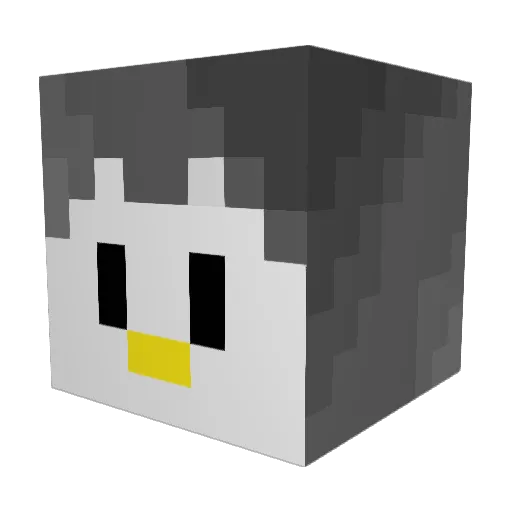 KoKoelf Minecraft avatar head, 3D render