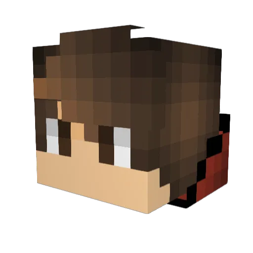 KoLoLko23 Minecraft avatar head, 3D render