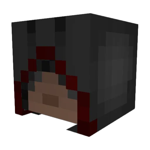 KoMShay Minecraft avatar head, 3D render