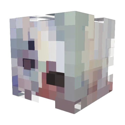 KoTNekoMaw Minecraft avatar head, 3D render