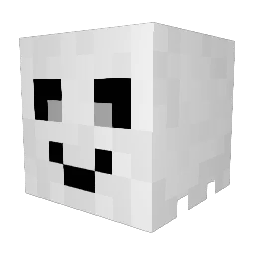 KoXmos Minecraft avatar head, 3D render