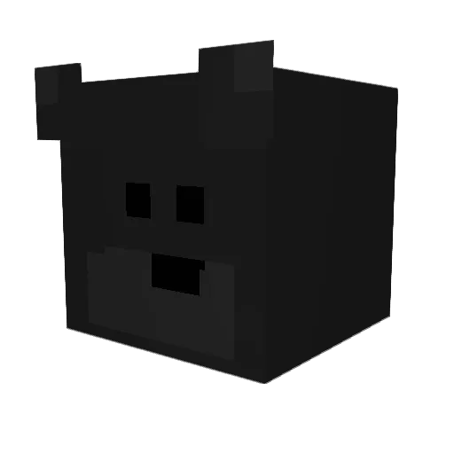 Ko_Maru Minecraft avatar head, 3D render