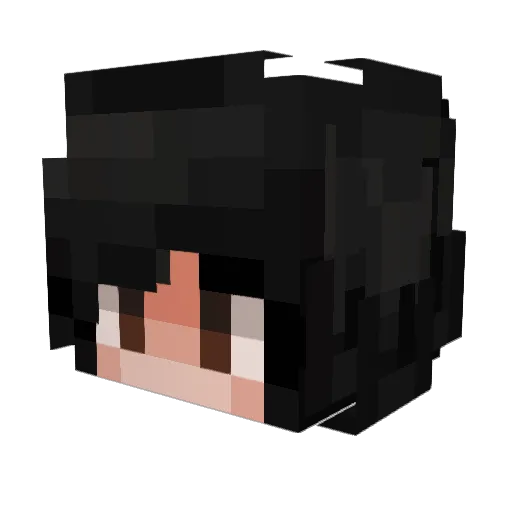 KoahXD Minecraft avatar head, 3D render