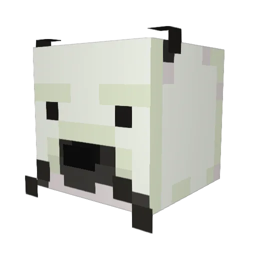 Koala20 Minecraft avatar head, 3D render