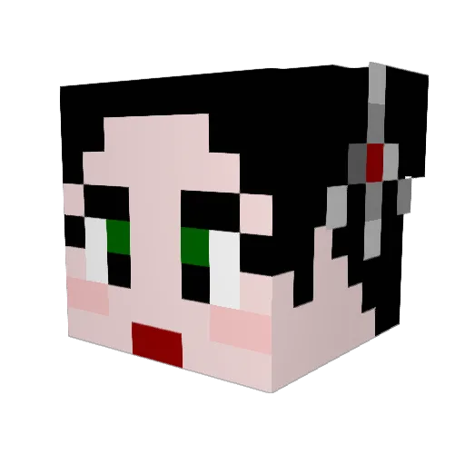 Koala3 Minecraft avatar head, 3D render