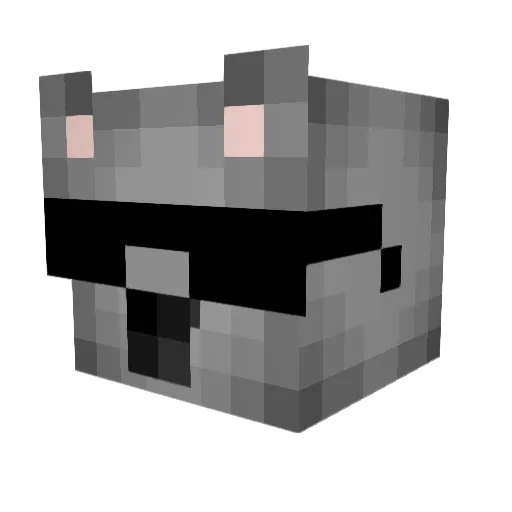 KoalaBoo_ Minecraft avatar head, 3D render