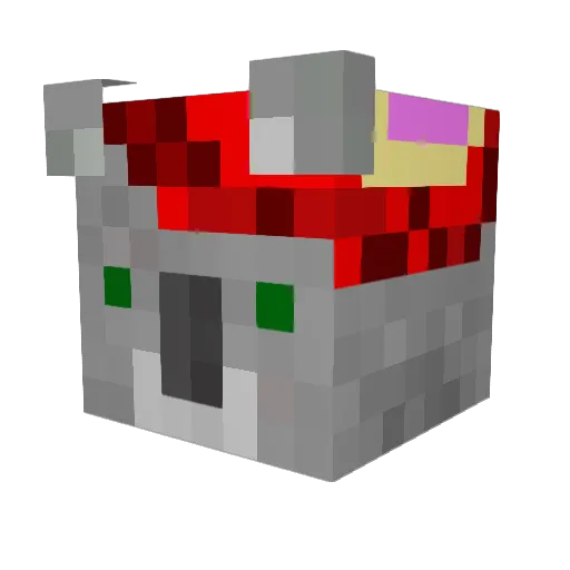 KoalaKam Minecraft avatar head, 3D render