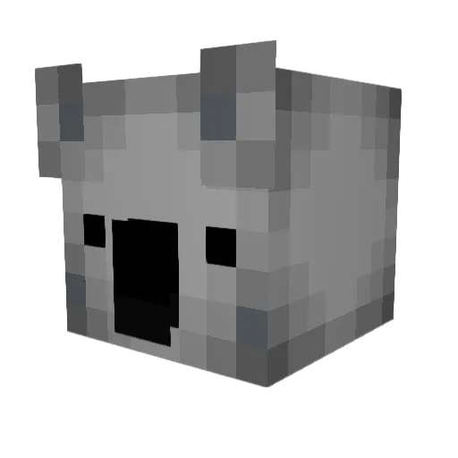 Koala_da_bear Minecraft avatar head, 3D render