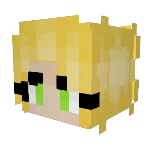 Koalacat4 Minecraft avatar head, 3D render