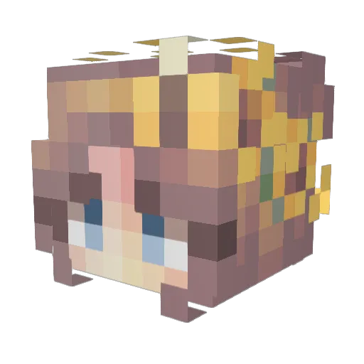 Koalalover32 Minecraft avatar head, 3D render