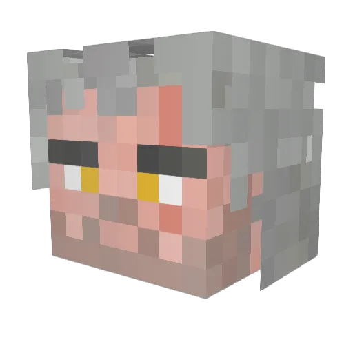 KoallabyNinja Minecraft avatar head, 3D render