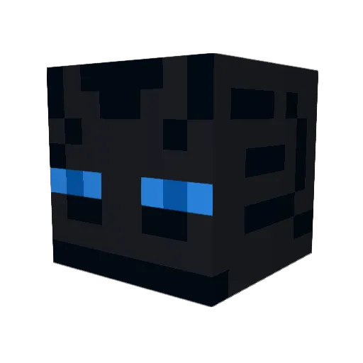 Koang Minecraft avatar head, 3D render