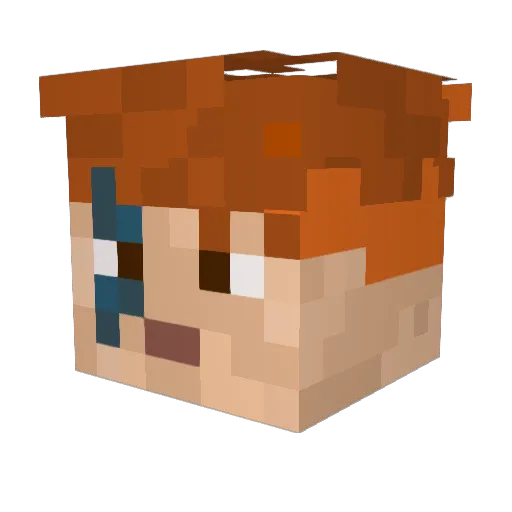 KoatsieBaznd Minecraft avatar head, 3D render