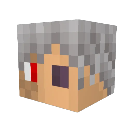 Koatz_2622 Minecraft avatar head, 3D render