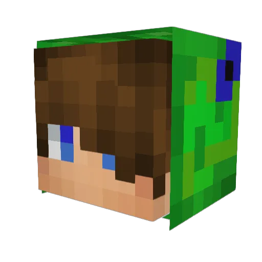 KobalTt_ Minecraft avatar head, 3D render
