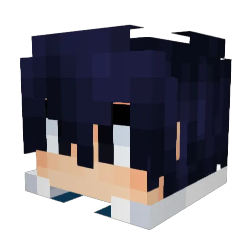 KobaltKhaos Minecraft avatar head, 3D render