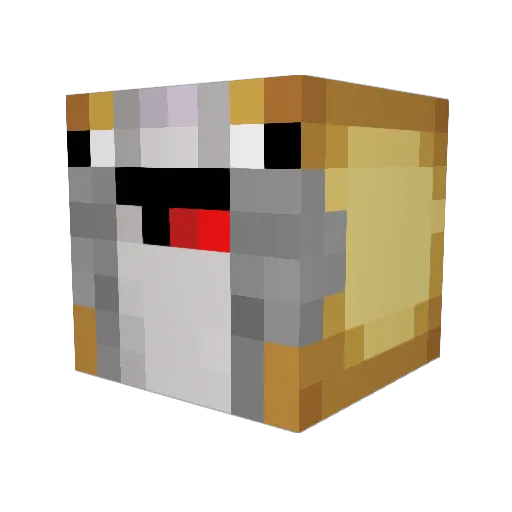 KobeDoesGames Minecraft avatar head, 3D render