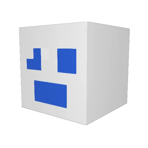 Kobe_B28 Minecraft avatar head, 3D render