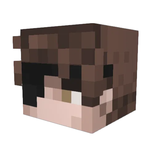 Kobe_Wade Minecraft avatar head, 3D render