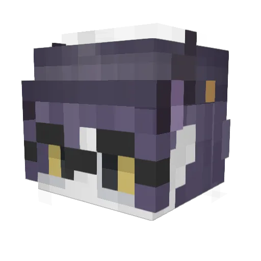 Koblum Minecraft avatar head, 3D render