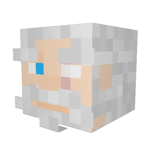 Kobra12343 Minecraft avatar head, 3D render