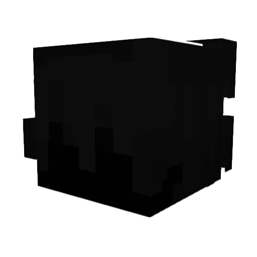 Kobzdziej Minecraft avatar head, 3D render